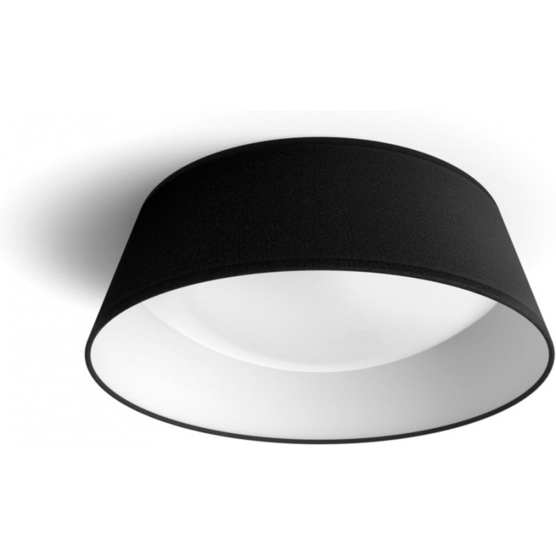 46,95 € Free Shipping | Indoor ceiling light Philips Amanecer 14W Conical Shape Ø 34 cm. Kitchen and dining room. Modern Style. Black Color