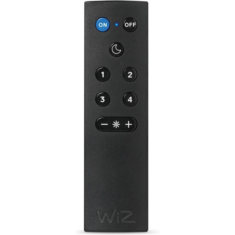 15,95 € 免费送货 | 照明灯具 WiZ WiZ Connected 14×4 cm. Wizmote 遥控器。使用电池 有机玻璃 和 聚碳酸酯. 黑色的 颜色