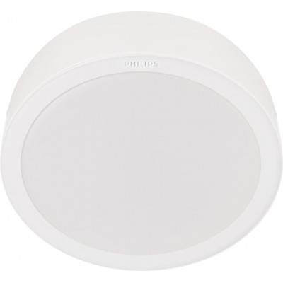 18,95 € 免费送货 | 吸顶灯 Philips Meson 23.5W 圆形的 形状 Ø 22 cm. 筒灯 厨房, 浴室 和 大厅. 经典的 风格. 白色的 颜色