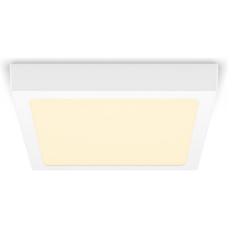 21,95 € Envío gratis | Lámpara de techo Philips Magneos 12W 21×21 cm. Downlight. Montaje en superficie Color blanco