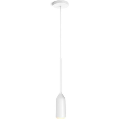 Lampada a sospensione Philips Devote 6W Forma Cilindrica 11×11 cm. Include lampadina a LED. Controllo Bluetooth con app per smartphone o voce Soggiorno, sala da pranzo e negozio. Stile sofisticato