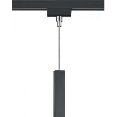 照明器具 Trio DUOline 35×6 cm. 電気レールへのサスペンション取り付けのサポート リビングルーム そして ベッドルーム. モダン スタイル. プラスチック そして ポリカーボネート. ブラック カラー