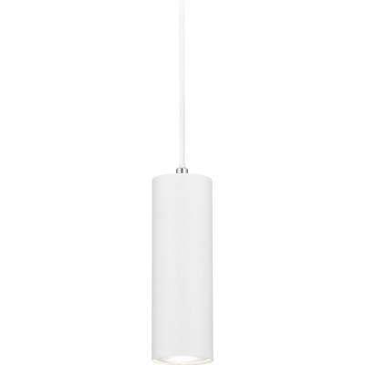 Lámpara colgante Trio DUOline Ø 6 cm. Salón y dormitorio. Estilo moderno. Metal. Color blanco