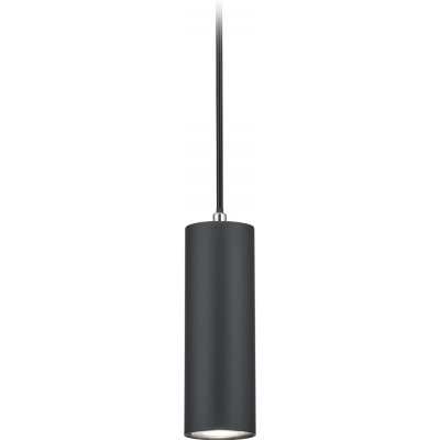 Lampe à suspension Trio DUOline Ø 6 cm. Salle et chambre. Style moderne. Métal. Couleur noir