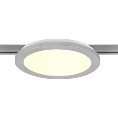 83,95 € Free Shipping | Ceiling lamp Trio DUOline 13W 3000K Warm light. Ø 26 cm. Integrated LED. Ceiling and wall mounting Living room and bedroom. Modern Style. Plastic and Polycarbonate. Gray Color
