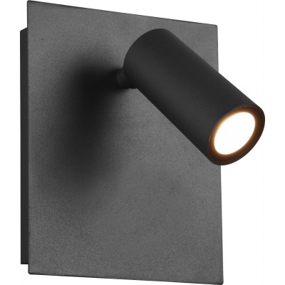 Projecteur d'extérieur Trio Tunga 3.5W 3000K Lumière chaude. 16×13 cm. LED intégrée Fonte d'aluminium. Couleur anthracite