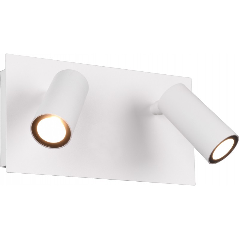 74,95 € Envio grátis | Holofote externo Trio Tunga 3.5W 3000K Luz quente. 23×12 cm. LED integrado Terraço e jardim. Estilo moderno. Alumínio fundido. Cor branco