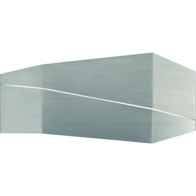 Innenwandleuchte Trio Zorro 13W 3000K Warmes Licht. 40×18 cm. Integrierte LED Wohnzimmer und schlafzimmer. Modern Stil. Metall. Matt nickel Farbe