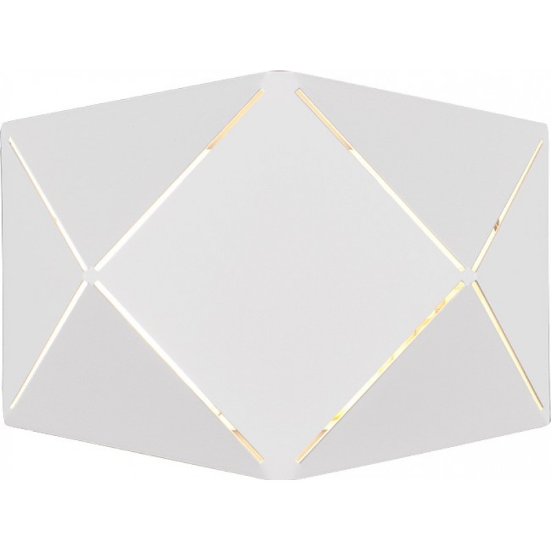 36,95 € Free Shipping | Indoor wall light Trio Zandor 6.5W 3000K Warm light. 18×13 cm. Integrated LED Living room and bedroom. Modern Style. Metal casting. White Color