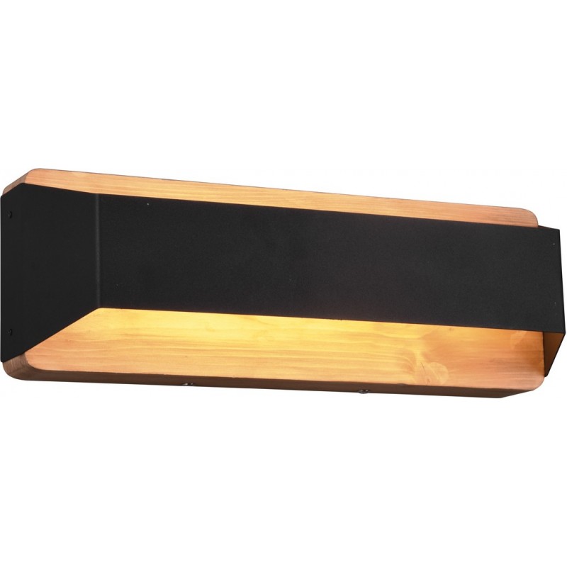 79,95 € Envío gratis | Aplique de pared interior Trio Arino 13.5W 3000K Luz cálida. 35×12 cm. LED integrado Salón y dormitorio. Estilo moderno. Metal. Color negro