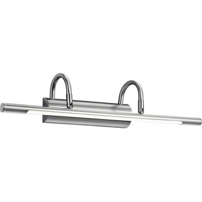 86,95 € Kostenloser Versand | Bildbeleuchtung Trio Cuadro 8W 3000K Warmes Licht. 48×11 cm. Integrierte LED Metall. Matt nickel Farbe