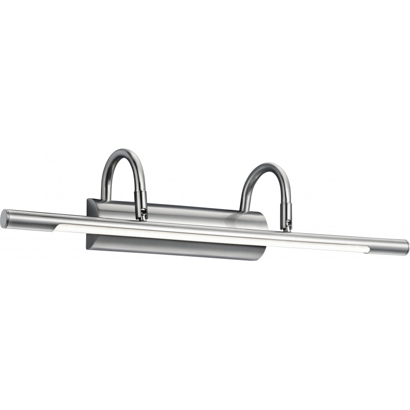 86,95 € Kostenloser Versand | Bildbeleuchtung Trio Cuadro 8W 3000K Warmes Licht. 48×11 cm. Integrierte LED Metall. Matt nickel Farbe