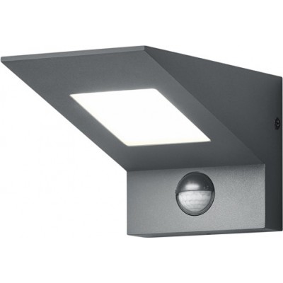 159,95 € Free Shipping | Outdoor wall light Trio Nelson 8W 3000K Warm light. 10×10 cm. Integrated LED. Motion sensor Terrace and garden. Modern Style. Cast aluminum. Anthracite Color
