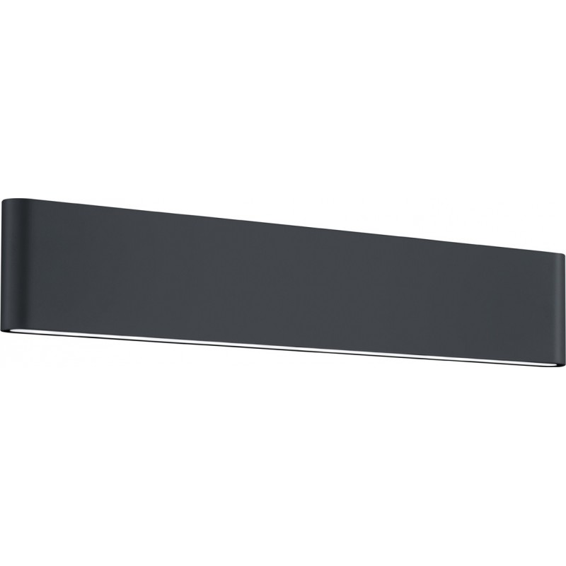 104,95 € Free Shipping | Outdoor wall light Trio Thames II 8W 3000K Warm light. 47×9 cm. Integrated LED Terrace and garden. Modern Style. Cast aluminum. Anthracite Color