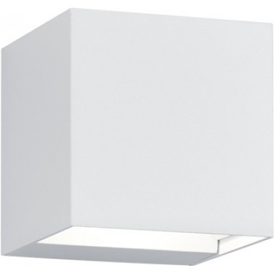 Außenwandleuchte Trio Adaja 3W 3000K Warmes Licht. 8×8 cm. Integrierte LED Terrasse und garten. Modern Stil. Aluminiumguss. Weiß Farbe