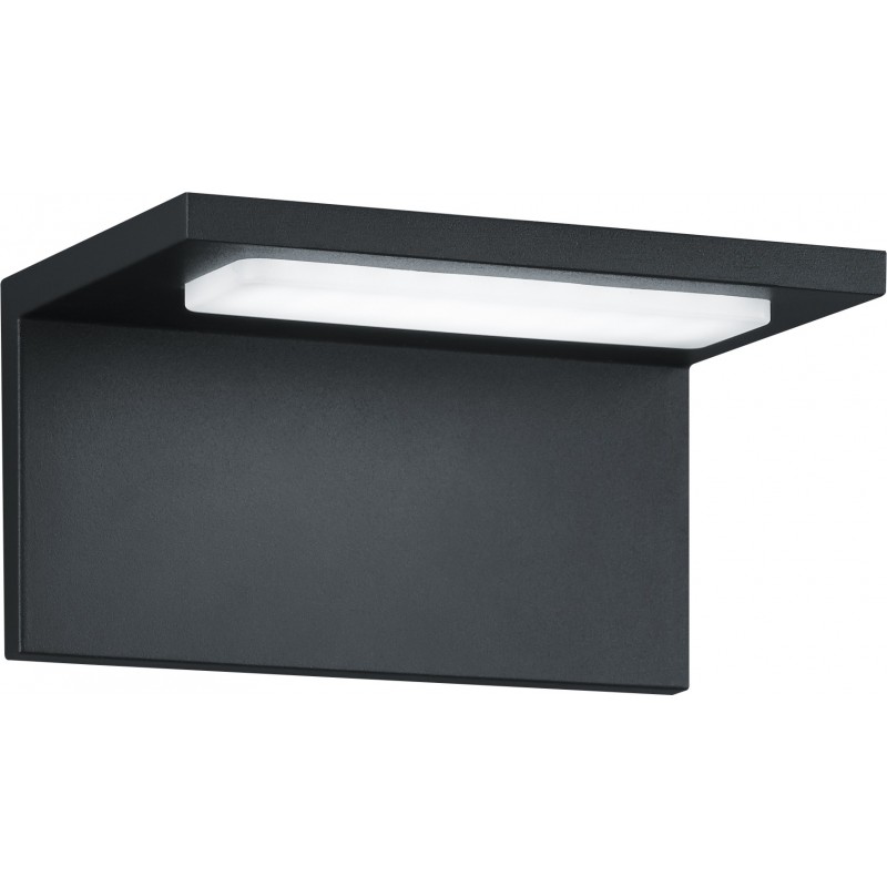 89,95 € Free Shipping | Outdoor wall light Trio Trave 6.5W 3000K Warm light. 17×13 cm. Integrated LED Terrace and garden. Modern Style. Cast aluminum. Anthracite Color