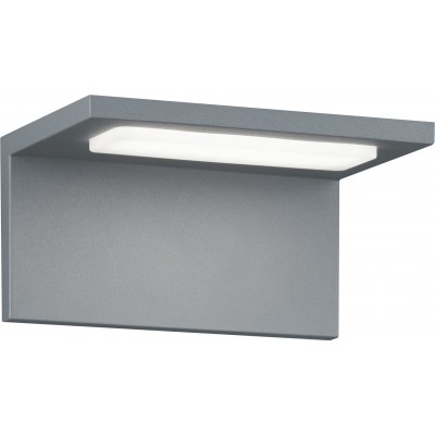 51,95 € Free Shipping | Outdoor wall light Trio Trave 6.5W 3000K Warm light. 17×13 cm. Integrated LED Terrace and garden. Modern Style. Cast aluminum. Gray Color