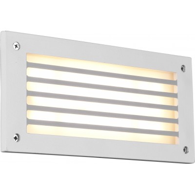 41,95 € Free Shipping | Outdoor wall light Trio Hardey 9W 3000K Warm light. 24×11 cm. Integrated LED Terrace and garden. Modern Style. Cast aluminum. White Color