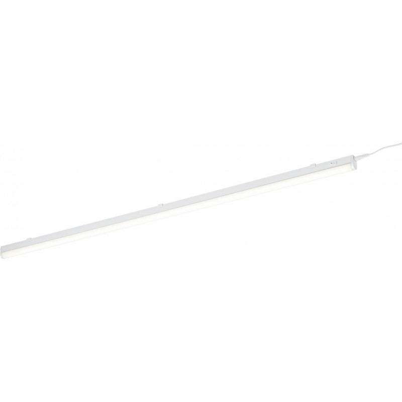 35,95 € Kostenloser Versand | Deckenlampe Trio Ramon 18W 3000K Warmes Licht. 114×4 cm. Integrierte LED Küche. Modern Stil. Plastik und Polycarbonat. Weiß Farbe