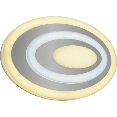 88,95 € Free Shipping | Indoor wall light Trio Subara 20W 40×26 cm. Integrated LED. Ceiling and wall mounting Living room and bedroom. Modern Style. Plastic and polycarbonate. White Color