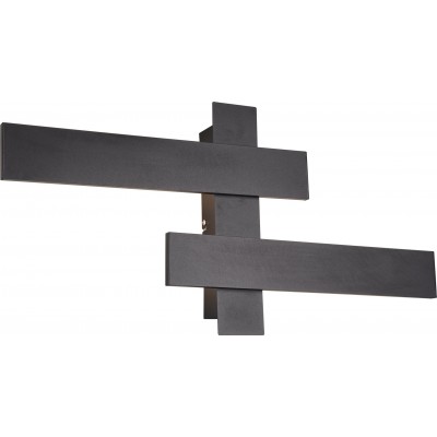 84,95 € Free Shipping | Indoor wall light Trio Belfast 10.5W 3000K Warm light. 60×30 cm. Integrated LED. Ceiling and wall mounting Living room and bedroom. Modern Style. Metal casting. Black Color