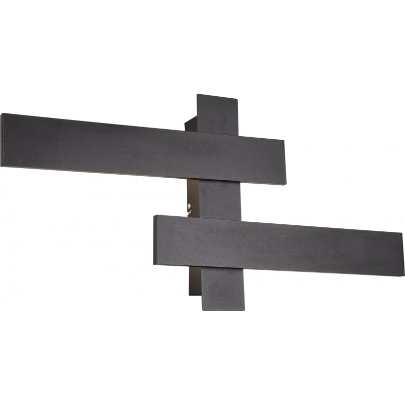 78,95 € Free Shipping | Indoor wall light Trio Belfast 10.5W 3000K Warm light. 60×30 cm. Integrated LED. Ceiling and wall mounting Living room and bedroom. Modern Style. Metal casting. Black Color