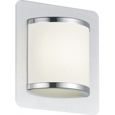 Настенный светильник для дома Trio Agento 5.5W 3000K Теплый свет. 18×16 cm. встроенный светодиод Гостинная и спальная комната. Современный Стиль. Металл. Матовый никель Цвет