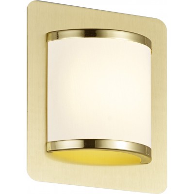 Luz de parede interna Trio Agento 5.5W 3000K Luz quente. 18×16 cm. LED integrado Sala de estar e quarto. Estilo moderno. Metais. Cor cobre