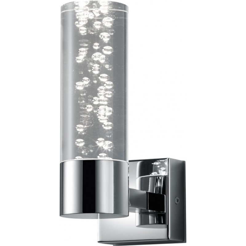 81,95 € Free Shipping | Indoor wall light Trio Bolsa 3.2W 3000K Warm light. 19×7 cm. Integrated LED Bathroom. Modern Style. Metal casting. Plated chrome Color