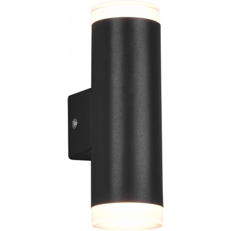 35,95 € Free Shipping | Indoor wall light Trio Ray 4W 3000K Warm light. 17×5 cm. Integrated LED Bathroom. Modern Style. Plastic and polycarbonate. Black Color