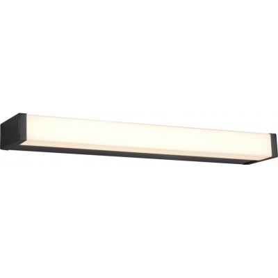Éclairage de meubles Trio Fabio 6W 3000K Lumière chaude. 43×4 cm. LED intégrée Salle de bain. Style moderne. Métal. Couleur noir
