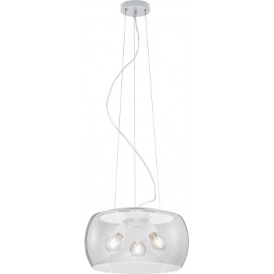 147,95 € Envoi gratuit | Lampe à suspension Trio Valente Ø 40 cm. Métal. Couleur blanc