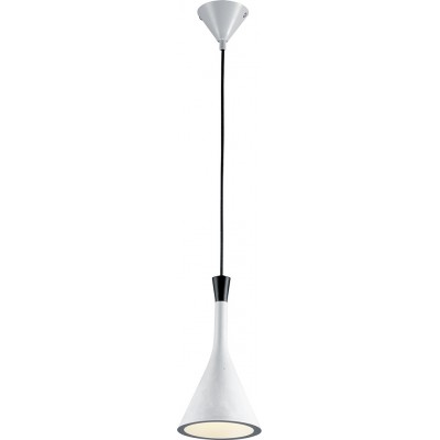 28,95 € Free Shipping | Hanging lamp Trio Roddik Ø 16 cm. Living room and bedroom. Modern Style. Plastic and polycarbonate. Gray Color