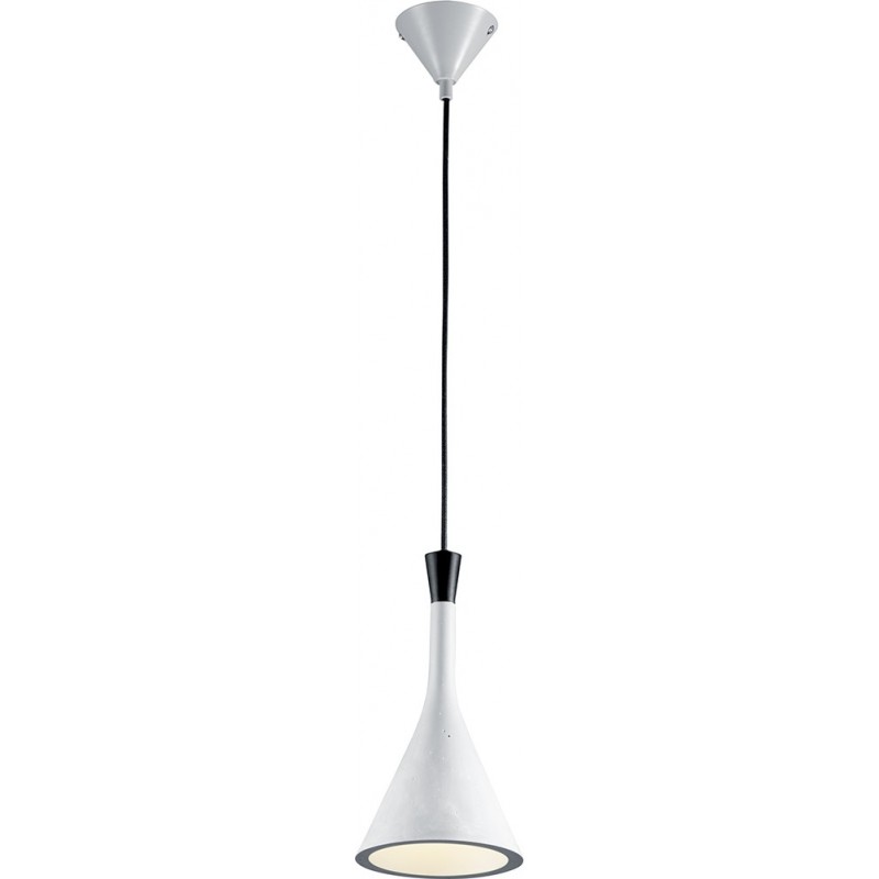 28,95 € Free Shipping | Hanging lamp Trio Roddik Ø 16 cm. Living room and bedroom. Modern Style. Plastic and polycarbonate. Gray Color