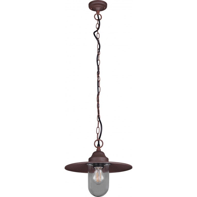 56,95 € Free Shipping | Outdoor lamp Trio Brenta Ø 30 cm. Hanging lamp Terrace and garden. Vintage Style. Cast aluminum. Oxide Color