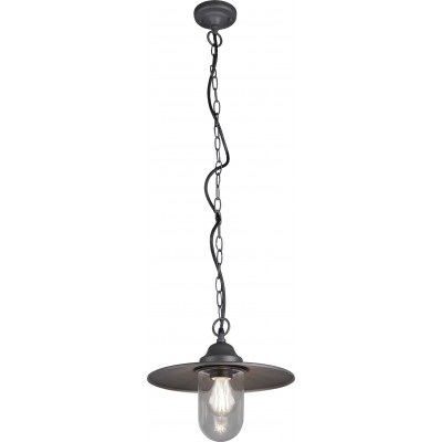 54,95 € Envoi gratuit | Lampe d'extérieur Trio Brenta Ø 30 cm. Lampe à suspension Fonte d'aluminium. Couleur anthracite