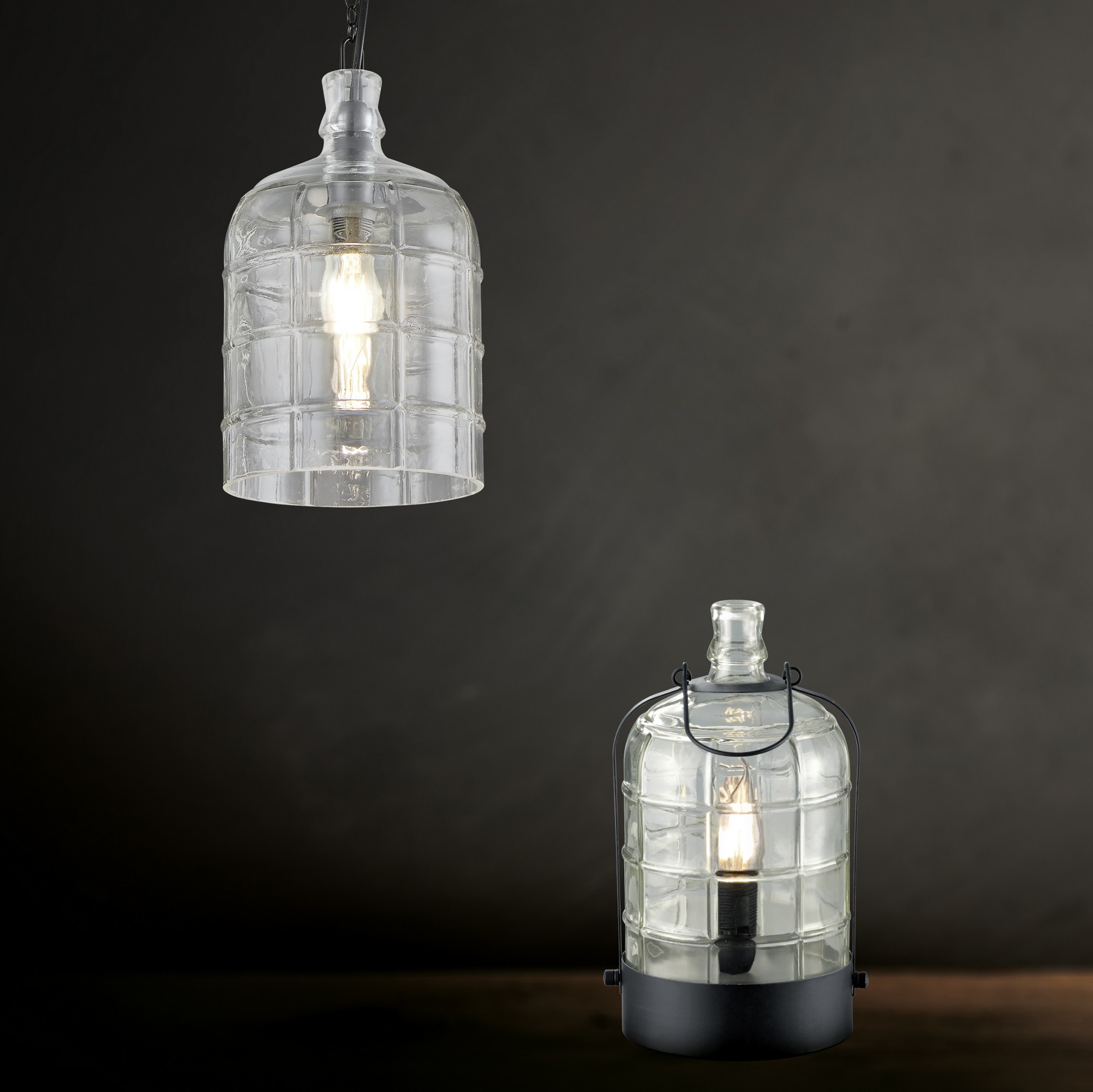 19,95 € Free Shipping | Hanging lamp Trio Astrid Ø 14 cm. Metal casting. Black Color