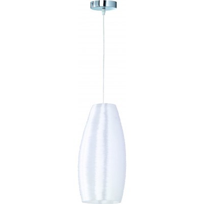 Lampe à suspension Trio Lacan Ø 20 cm. Salle et chambre. Style conception. Métal. Couleur chromé