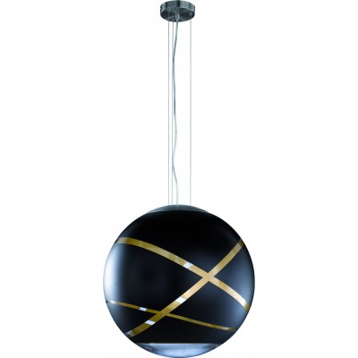 Hanging lamp Trio Faro Ø 50 cm. Living room and bedroom. Modern Style. Metal casting. Plated chrome Color