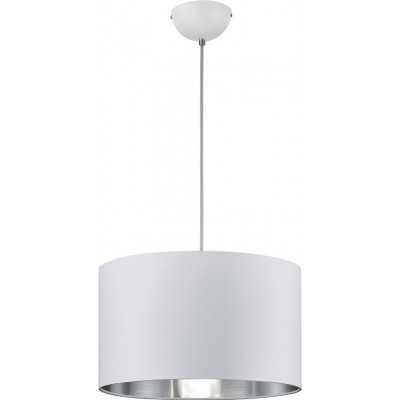 Lampe à suspension Trio Hostel Ø 40 cm. Salle et chambre. Style moderne. Plastique et Polycarbonate. Couleur blanc