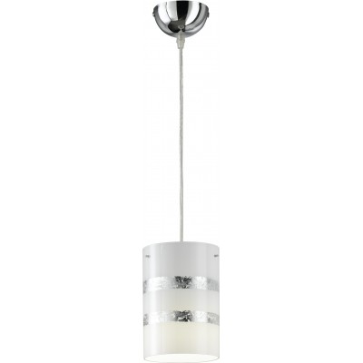 Lampe à suspension Trio Nikosia Ø 14 cm. Salle et chambre. Style moderne. Métal. Couleur chromé