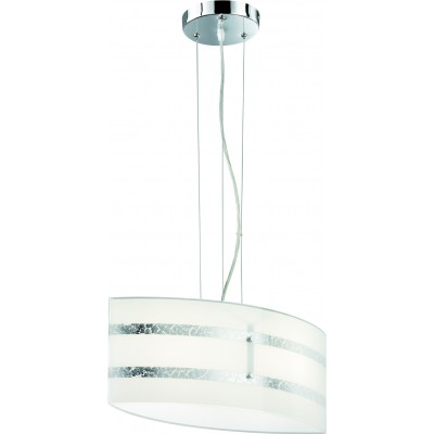Lampe à suspension Trio Nikosia 150×50 cm. Salle et chambre. Style moderne. Métal. Couleur chromé