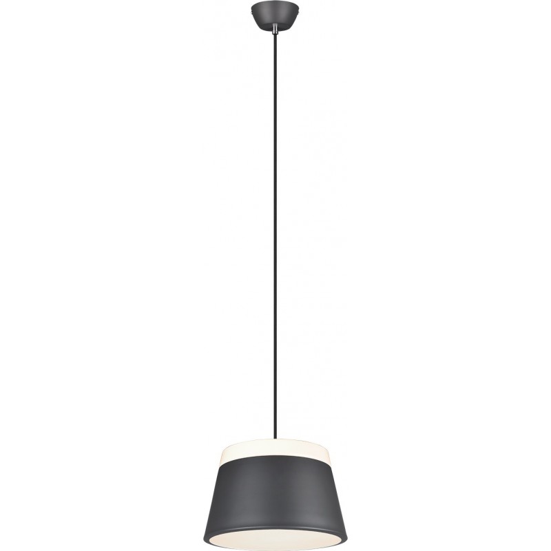 42,95 € Free Shipping | Hanging lamp Trio Baroness Ø 25 cm. Living room, kitchen and bedroom. Modern Style. Metal casting. Anthracite Color