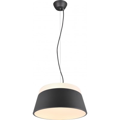186,95 € Free Shipping | Hanging lamp Trio Baroness Ø 45 cm. Living room and bedroom. Modern Style. Metal casting. Anthracite Color