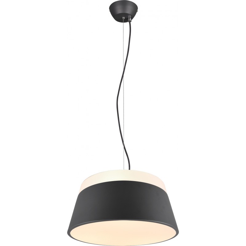 174,95 € Free Shipping | Hanging lamp Trio Baroness Ø 45 cm. Living room and bedroom. Modern Style. Metal casting. Anthracite Color