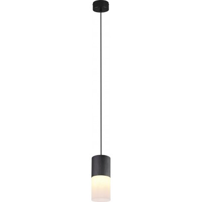 Lampe à suspension Trio Robin Ø 10 cm. Salle et chambre. Style moderne. Métal. Couleur noir