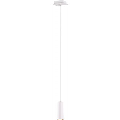 Lámpara colgante Trio Marley 150×12 cm. Salón y dormitorio. Estilo moderno. Metal. Color blanco