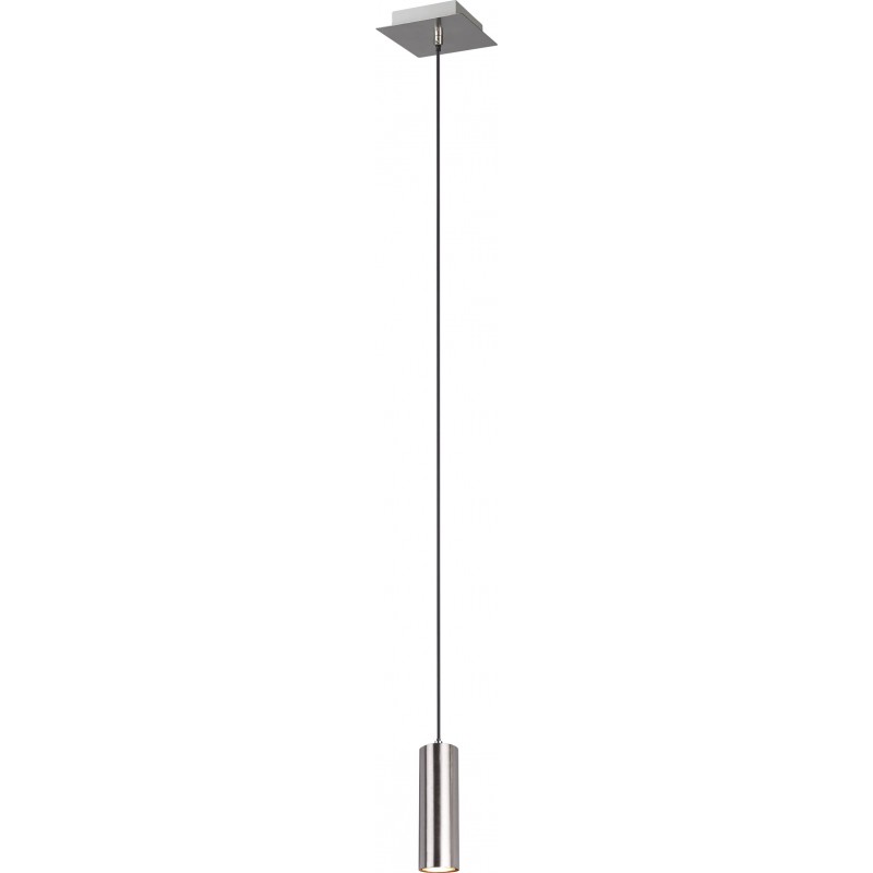 27,95 € Envoi gratuit | Lampe à suspension Trio Marley 150×12 cm. Salle et chambre. Style moderne. Coulée de métal. Couleur nickel mat