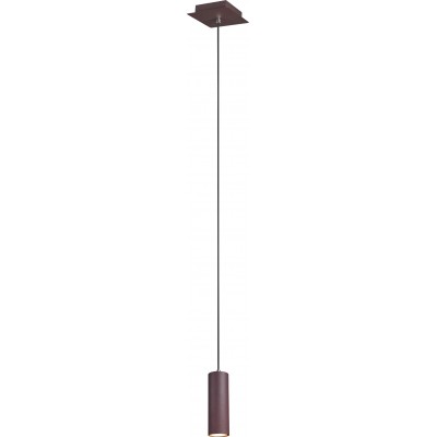 Lámpara colgante Trio Marley 150×12 cm. Salón y dormitorio. Estilo moderno. Metal. Color óxido