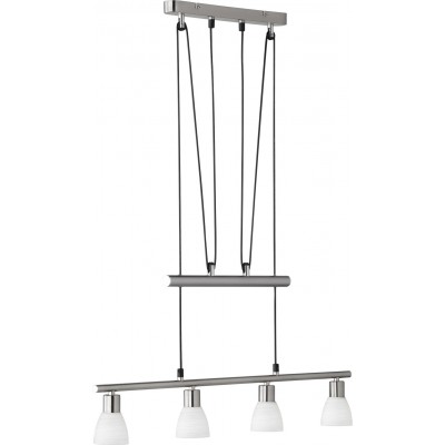 Hanging lamp Trio Carico 3W 3000K Warm light. 160×75 cm. Adjustable height. Replaceable LED Living room and bedroom. Modern Style. Metal casting. Matt nickel Color